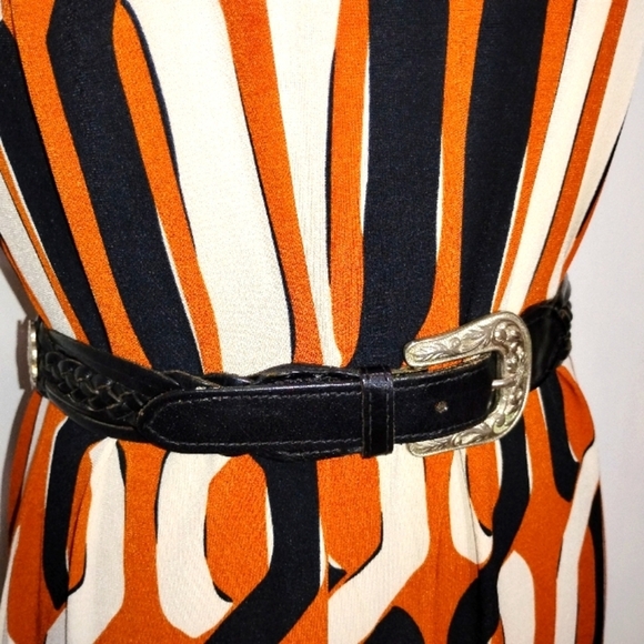 OMEGA BRAIDED WESTERN STYLE BELT - Picture 1 of 8